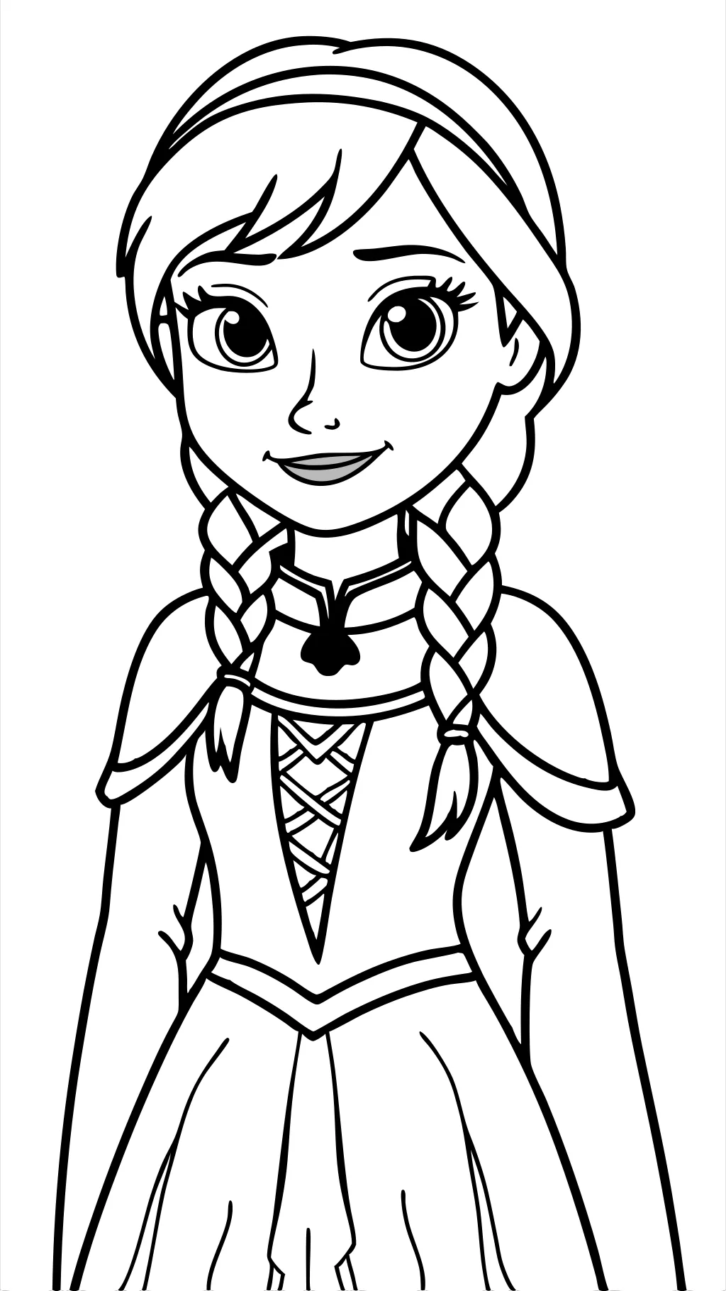 anna coloring pages